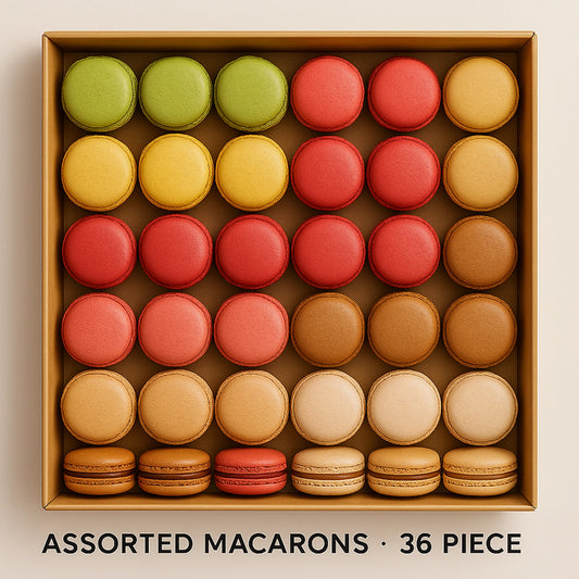 Assorted Macarons Box – 36 Pieces | Saveur de Paris